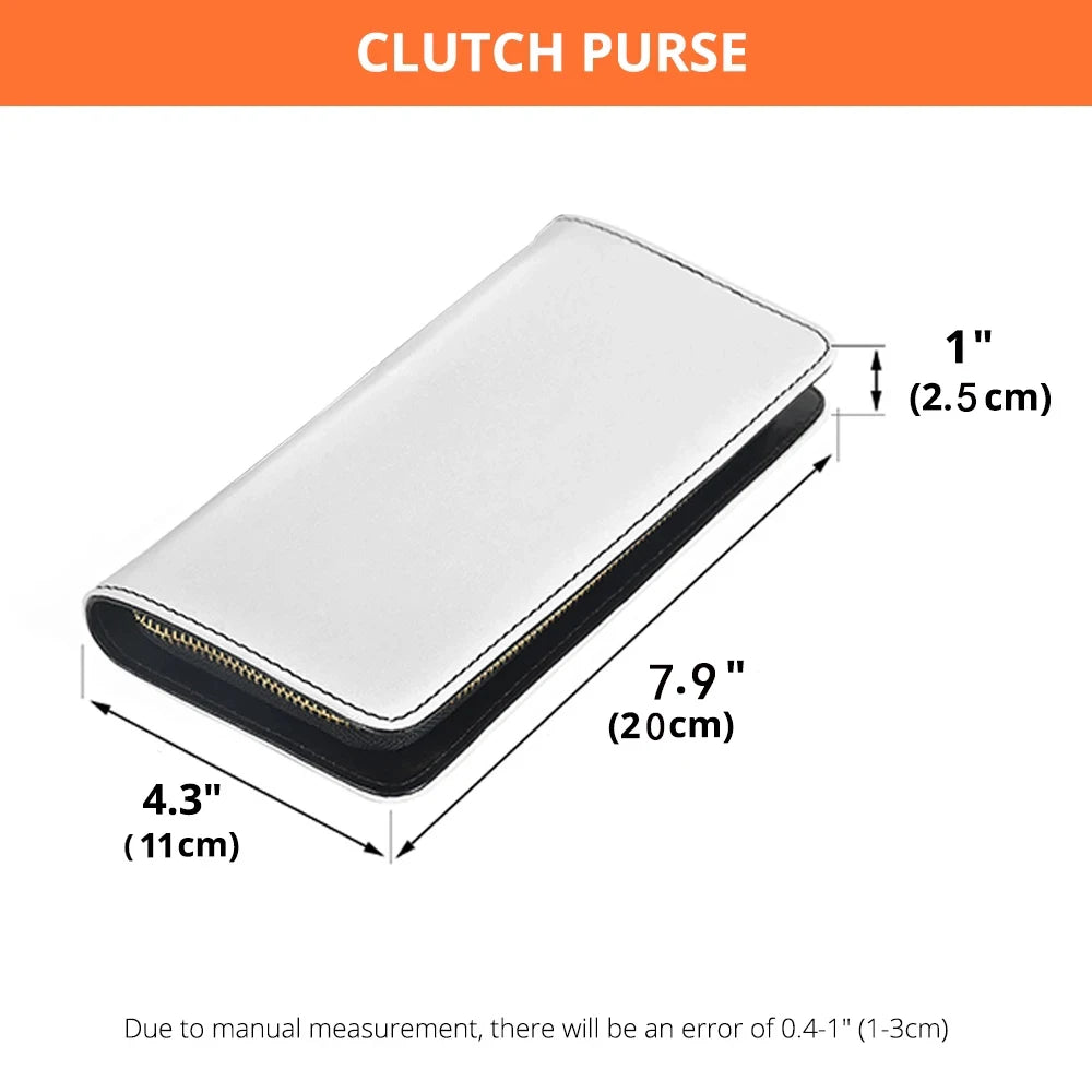 Bohemian Elephant Print Luxury PU Leather Party Clutch Long Zipper Elegant Clutch Business Card Holder High Quality Wallet Femal