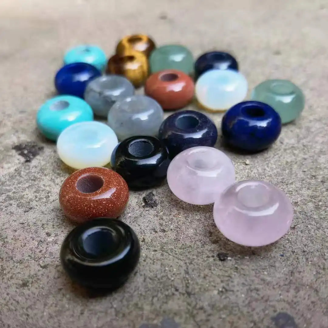 Labradorite Gemstone, Dreadlock Beads Dreadlock Bead, Loc Bead, Boho Hair Accessories