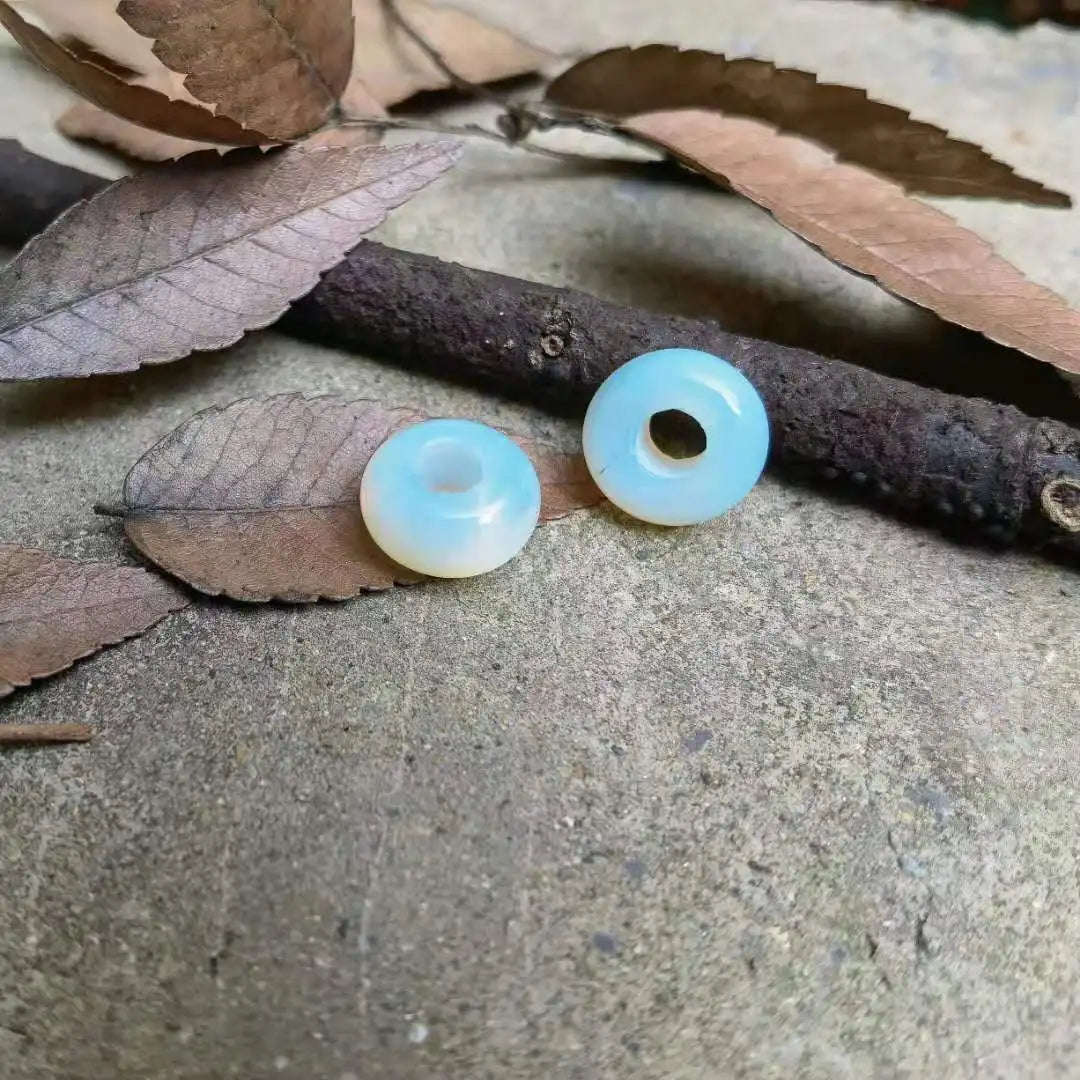 Labradorite Gemstone, Dreadlock Beads Dreadlock Bead, Loc Bead, Boho Hair Accessories