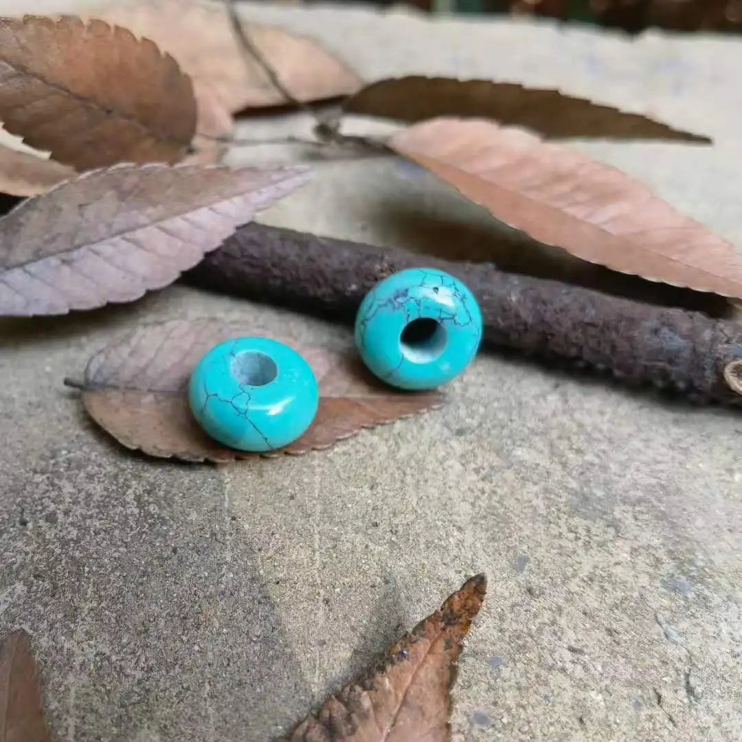 Labradorite Gemstone, Dreadlock Beads Dreadlock Bead, Loc Bead, Boho Hair Accessories