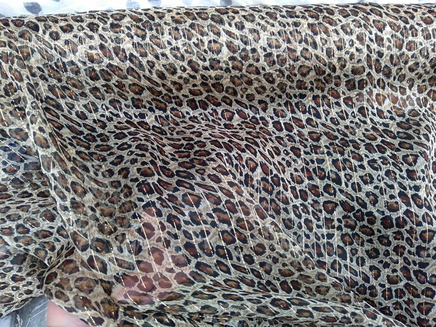 Pure Silk 100% Fabric On Sale Bohemian Floral Chiffon Style Width 135cm Soft 6mm Dress Scarf Material