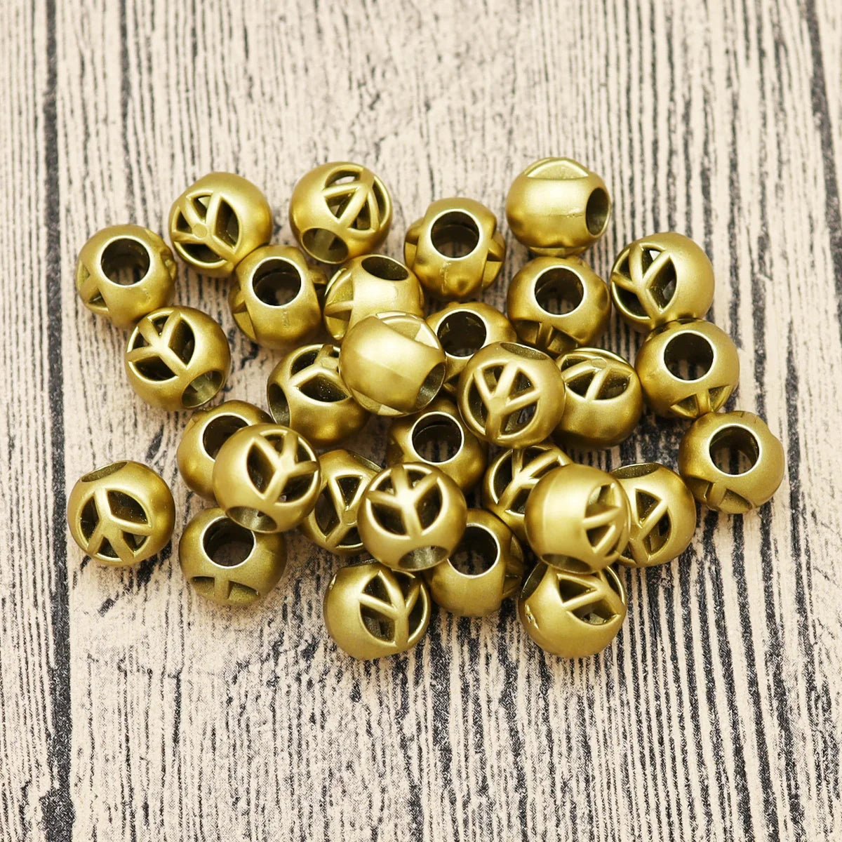 30x Viking Peace Sign Beard Bead Rasta Dreadlocks Updo Braid Hair Dress Clip Pin Set Biker Boho Women Accessories Statement Gift