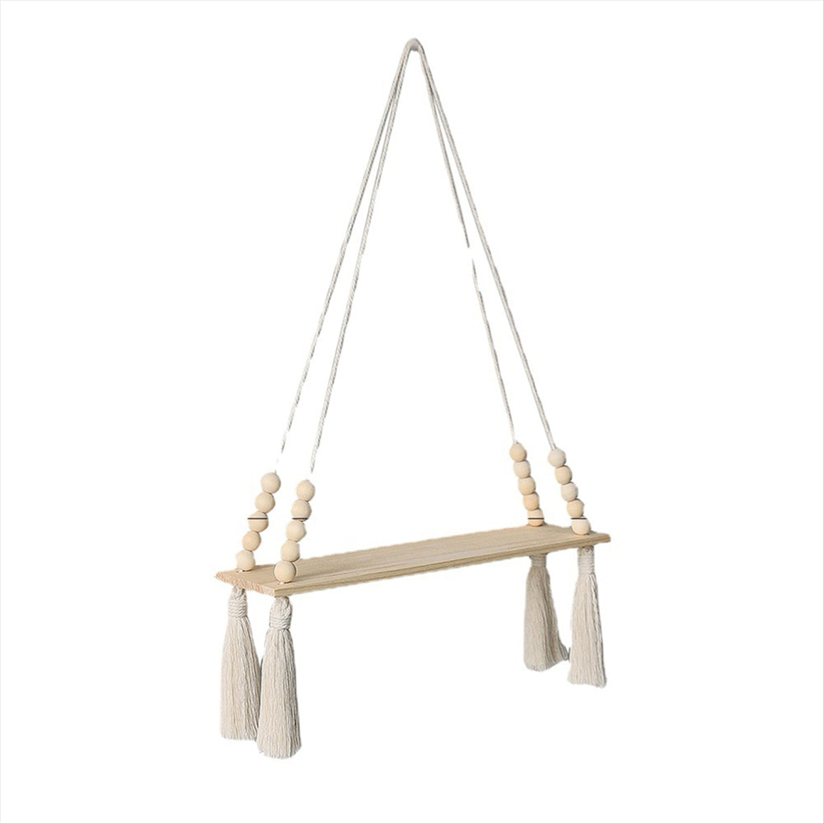Shelf Boho Decor Shelves on Wall Wood Decoration for Bedroom Living Room A