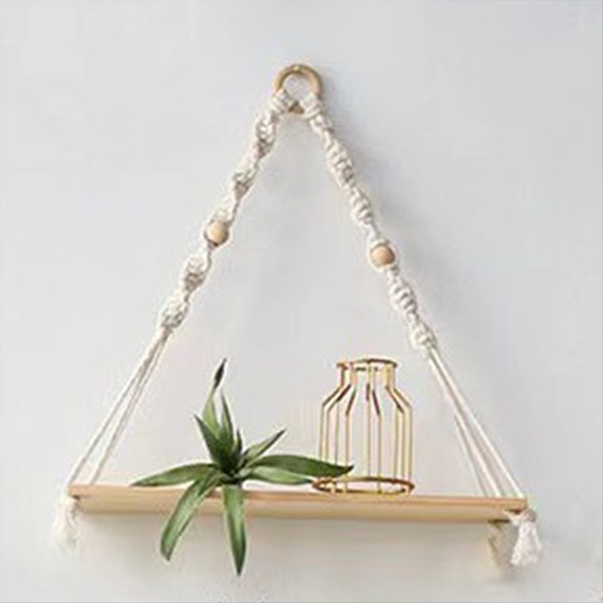 Shelf Boho Decor Shelves on Wall Wood Decoration for Bedroom Living Room A