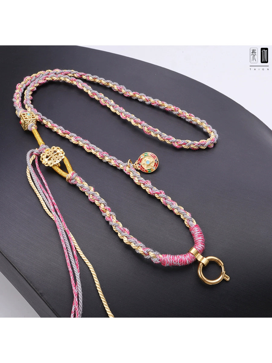 Hand-Woven Tibetan Thangka Pendant Thai Amulets