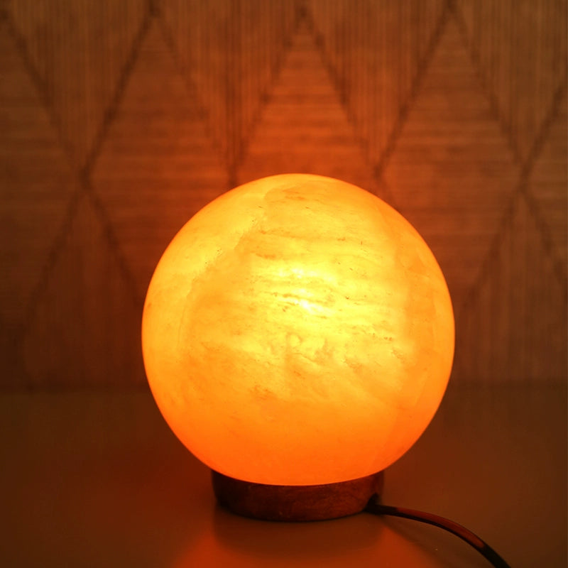 Himalayan Salt Lamps Minimalist Modern Fashion Bedroom Light Moon Light Bedside Decorative Lamp Warm Light Small Night Lamp