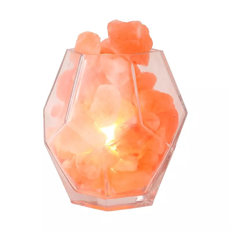 for Export to Europe Himalaya Crystal Salt Light Fragrance Lamp Bedroom Bedside Atmosphere Creative Lamp Meditation Purification
