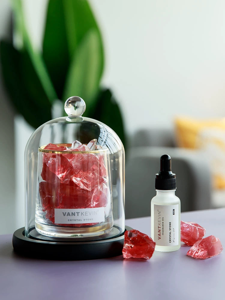 Fire-Free Aromatherapy Fragrant Stone Natural Crystal Stone View Home Bedroom Long-Lasting Essential Oil Decoration Summer Valentine's Day Gift Box