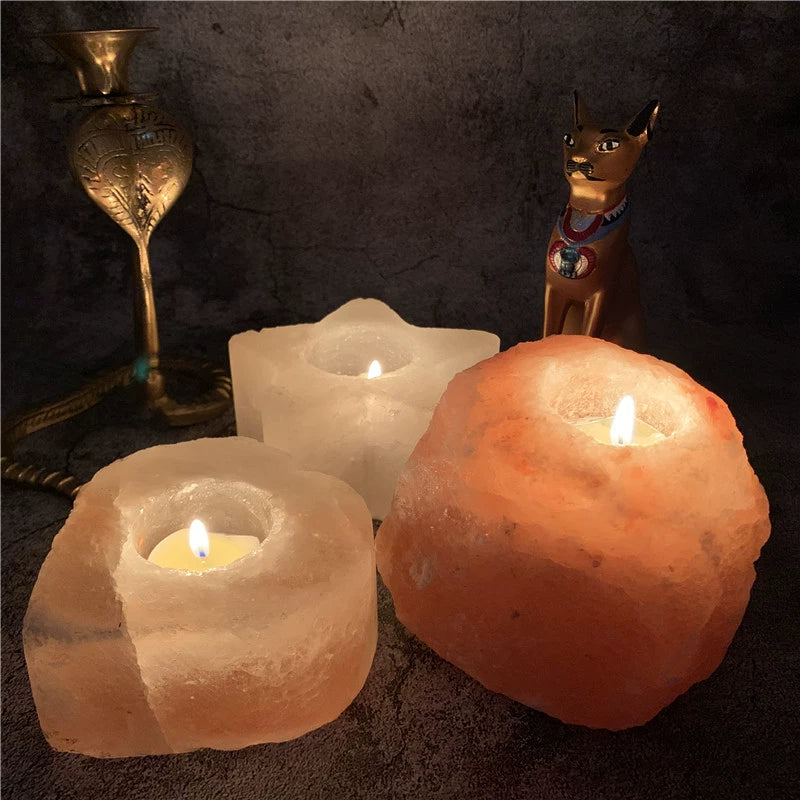 Exported to Europe Purified Natural Raw Gemstone Mineral Candlestick