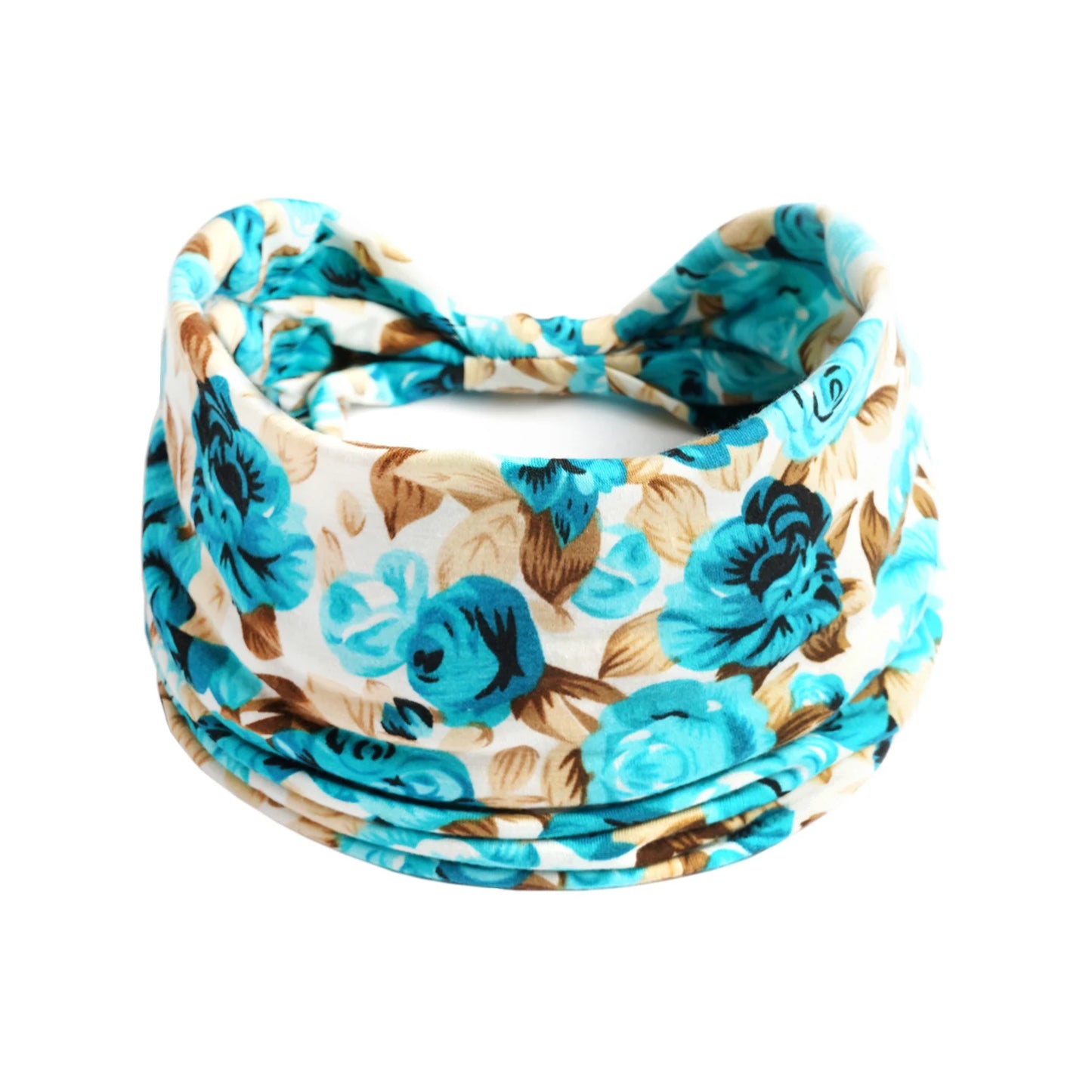 Boho Knot Turbans Yoga Elastic Head Wrap Women Headband Wide Hairbands Headwear Floral Bandanas Fashion Hair Band Accessories