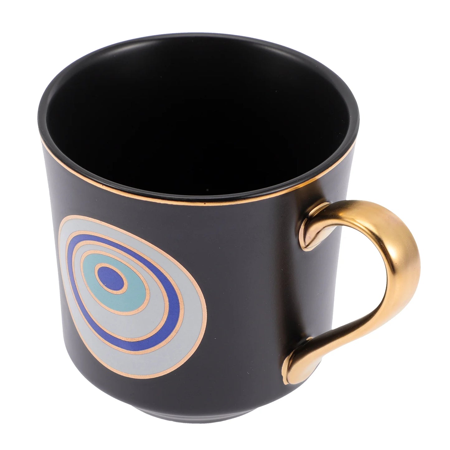 Mark Ceramic Mug Tea Drinking Cup Boho Decor Eye Turkish Water Glasses Porcelain Milk