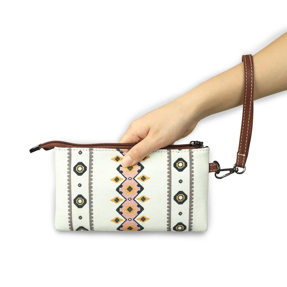 Hot Selling Bohemian Style Women's Wallet Fashion European American Retro Portable Women's Bag Leisure Trend Zipper Small Wallet