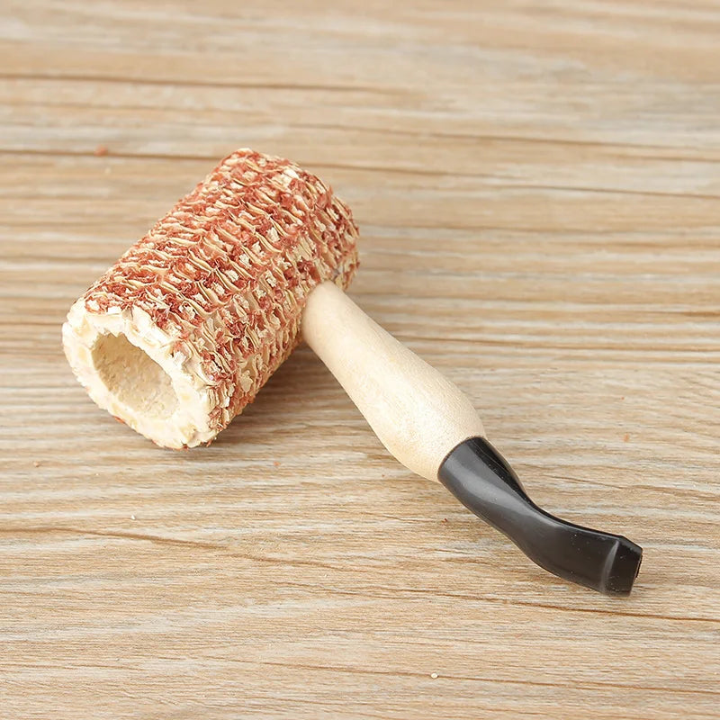 1/6pcs Small Corn Smoking Pipe Practice Corn Tobacco Pipe Cigarette Pipes Disposable Corncob Pipe Smoke Pipe Corn Cob Pipe 102mm