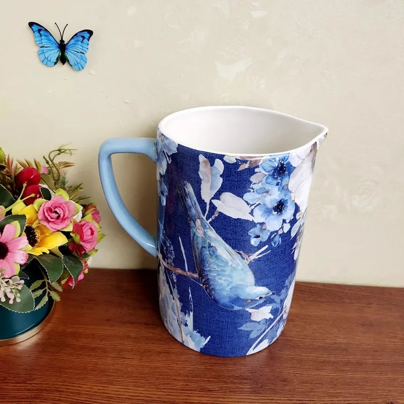 Boho Ceramic Tableware Set, Rice Bowl, Salad Plate, Home Decor, Living Room, Western Food Steak Mug
