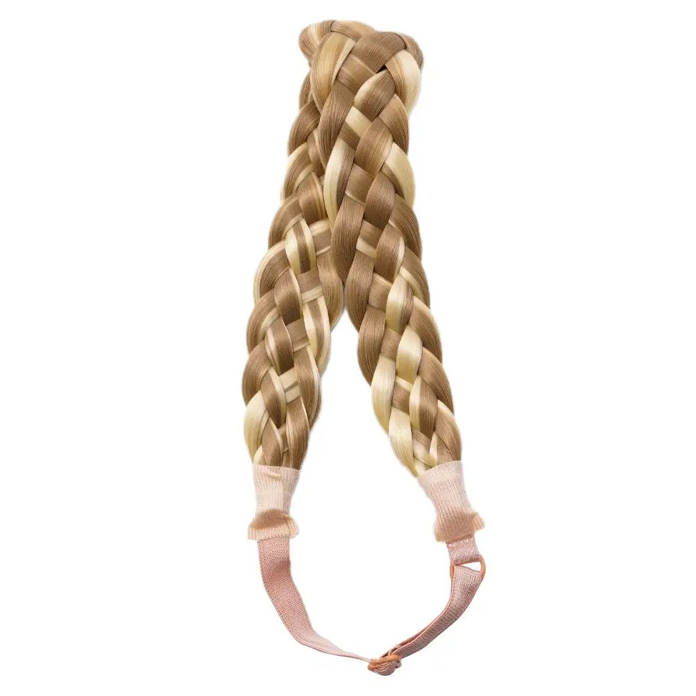 Synthetic Wig Twist Hair Band Boho Locks Wig Headband Women Boho Plait Braid Hair Band Headbands For Hair Woman Accessories