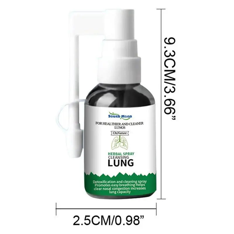 Oral Spray Relieves Throat Sinus Pressure Relief Spray Herbal Spray Cleansing Lung Relieve Nasal Discomfort 20ml Small Capacity