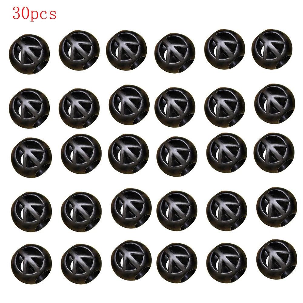 30pcs Viking Peace Sign Beard Bead Rasta Dreadlocks Updo Braid Hair Dress Clip Pin Set Biker Boho Unisex Accessories Gift