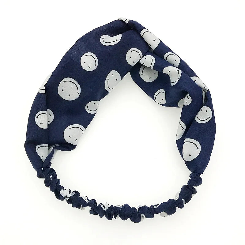 BOHOWAII Bandeau Cheveux Hair Band for Women Wide Head Wraps Knotted Elastic Teen Girls Yoga Workout Diademas Boho Chic Bandana
