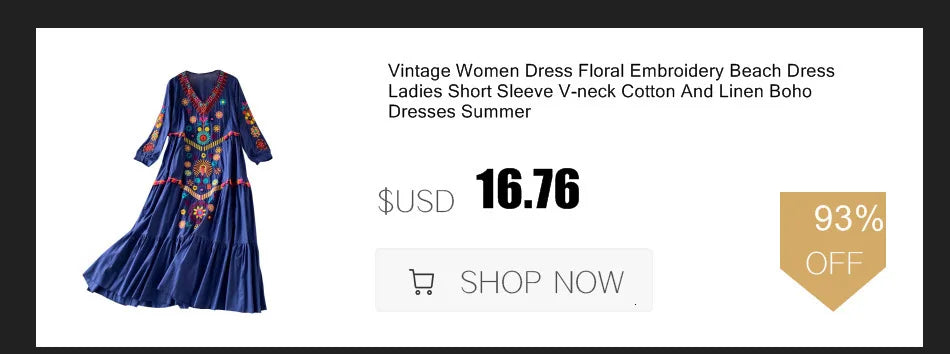 Vintage Women's Beach Skirt Dress Long Sleeve Floral Print Beach Bohemian Straight V-neck Maxi Dress Summer Ladies Dress