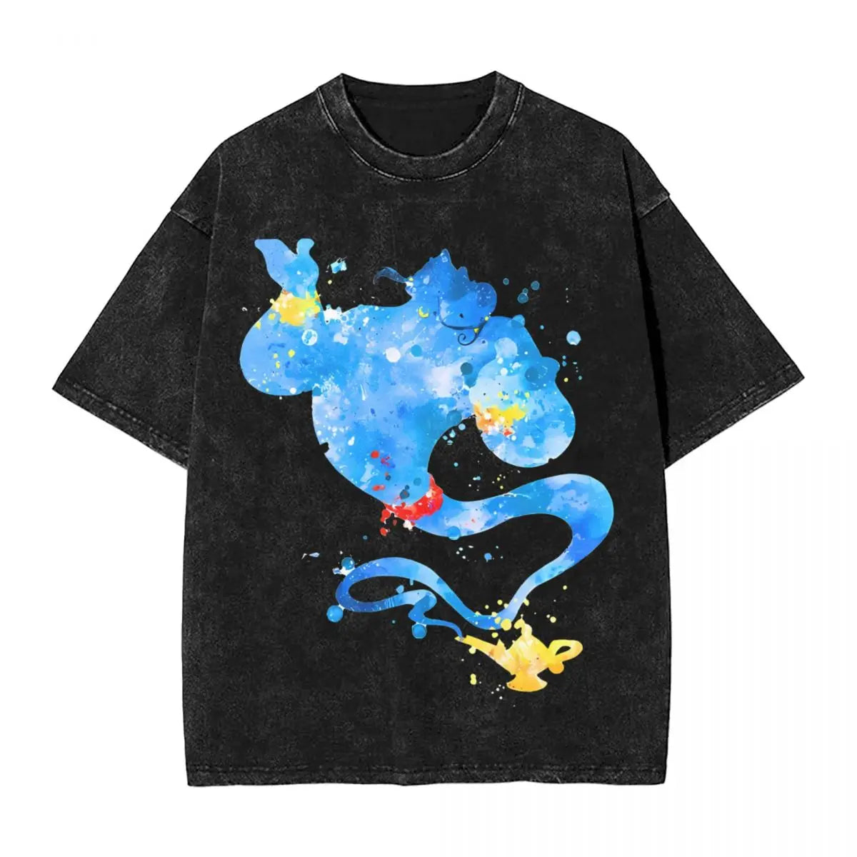 Funny Arabian Aladdin T-Shirts Men Round Collar Cotton T Shirt Aladdin Short Sleeve Tees New Arrival Clothes