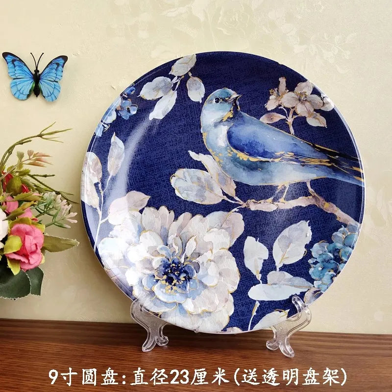 Boho Ceramic Tableware Set, Rice Bowl, Salad Plate, Home Decor, Living Room, Western Food Steak Mug