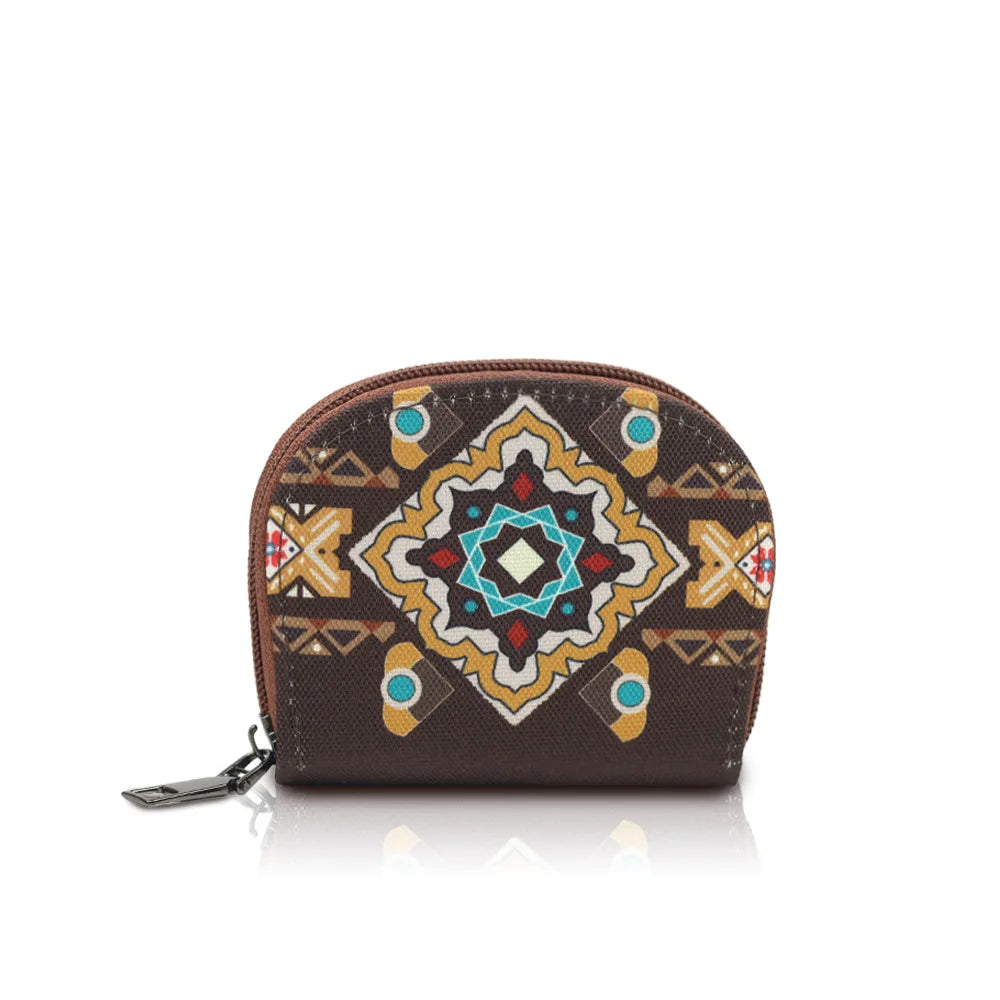 Bohemian Style Women's Hot Selling Wallet Fashion European American Retro Portable Leisure Trend Advanced Zipper Small Wallet