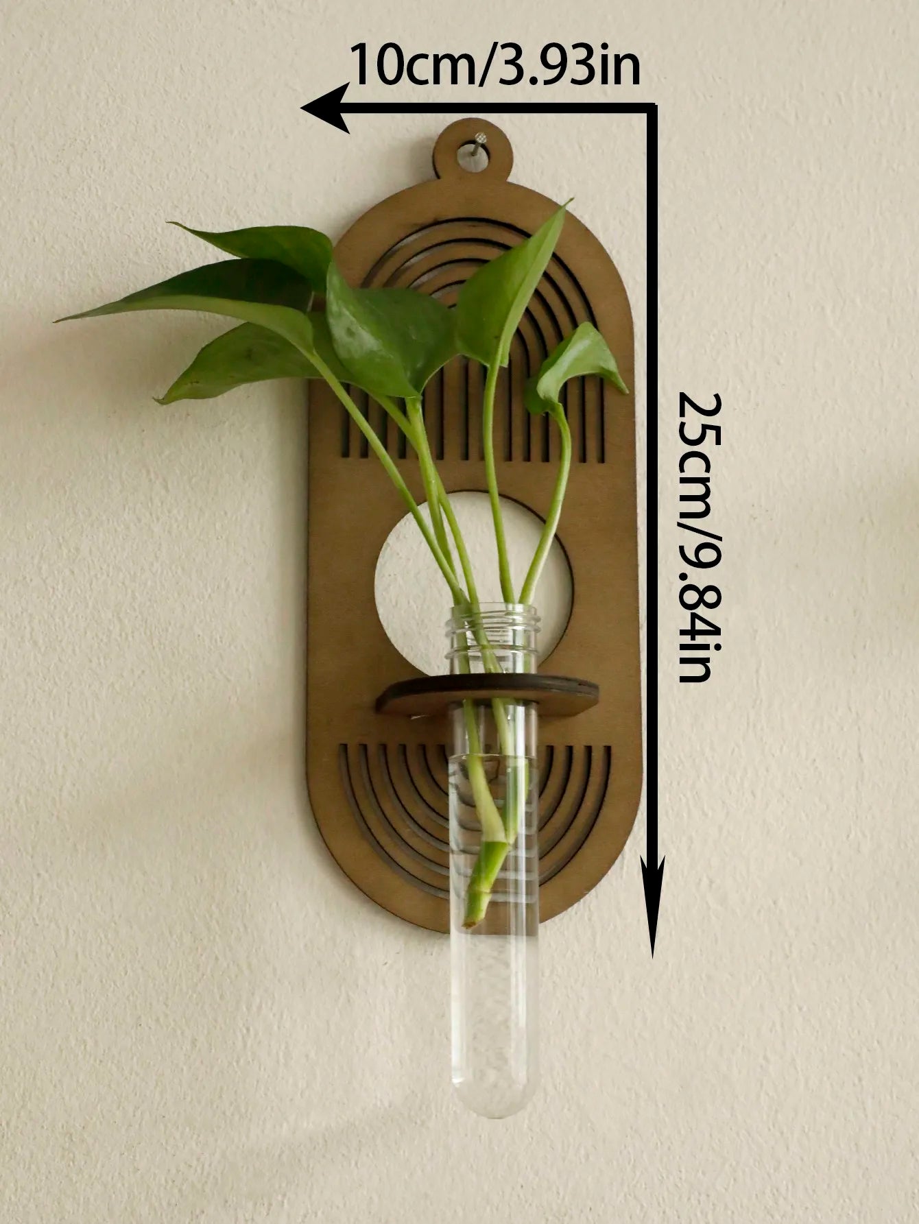 Wall Planter For Indoor Plants Wood Wall Decor Boho Hanging Planter Home Decoration Wall Vases For Dried Flowers Decor Art Gift
