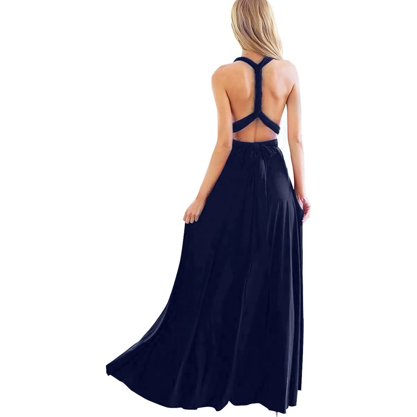 Sexy Maxi Club Dress Women Boho Red Bandage Long Cocktail Dress For Women Party Bridesmaids Formal Dresses For Women 2024