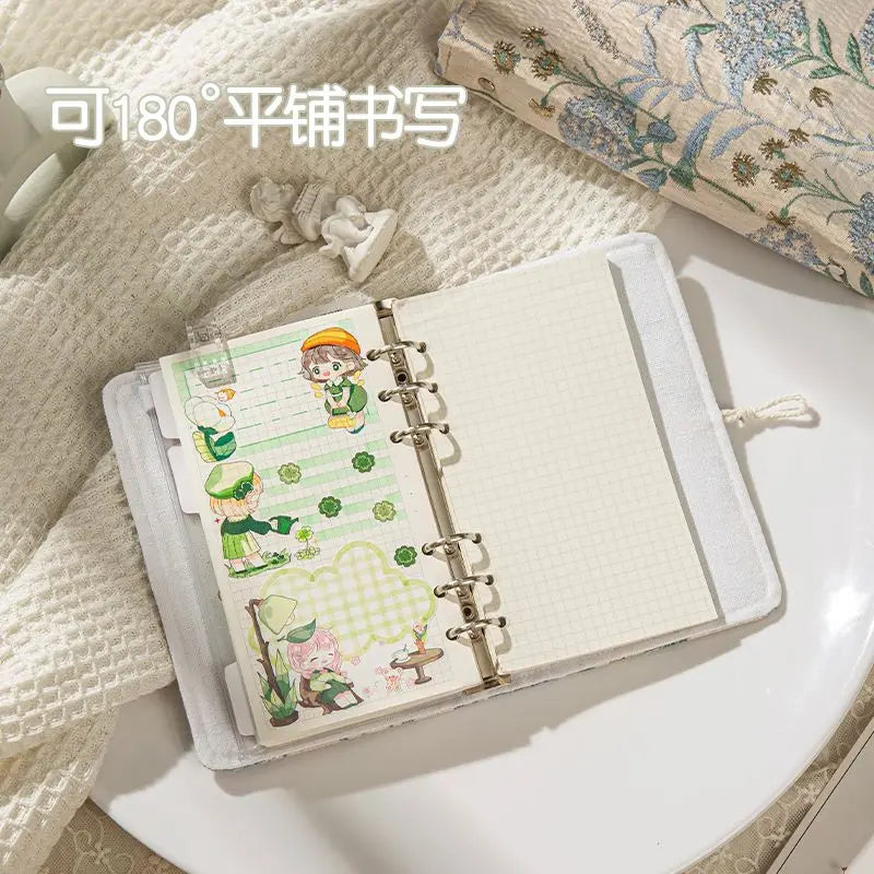 A5 A6 Binder Kawaii Notebook Planner Sketchbook Journal Binder Agenda Caderninho Diary Office School Accessories Budget