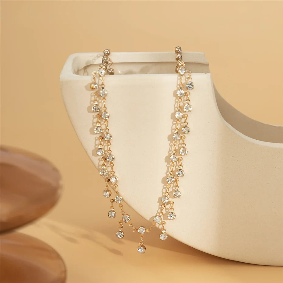 Sexy Tassel Waist Chain Belt Zircon Rhinestone Belly Body Chain Fashion Trend Jewelry For Women Festival Rave Party Accessories