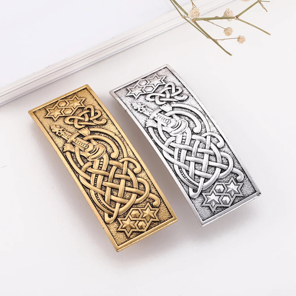 Dawapara Vintage Hairpin Celtics Knot Good Luck Amulet Witch Jewelry Hair Accessories Barrettes for Women Girls