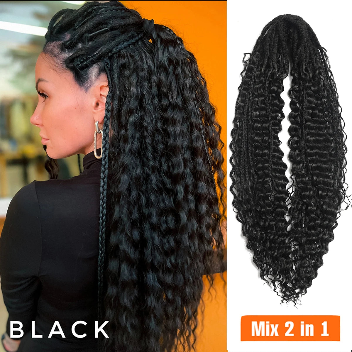 Double Ended Synthetic Dreadlock Extensions Ombre Blonde Boho Crochet Hippie Dreads 10 Strands Handmade Bohemian Box Braids