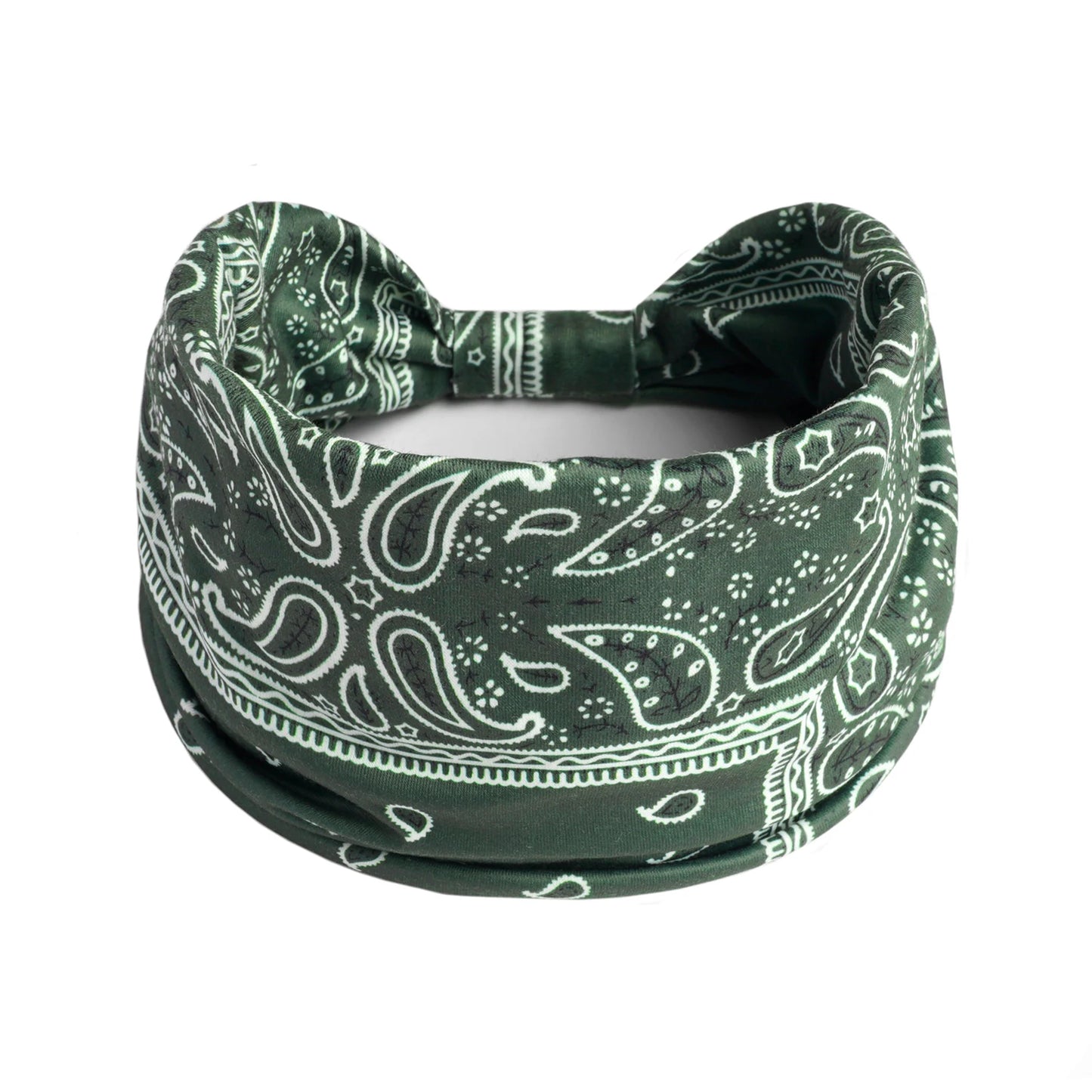 Boho Knot Turbans Yoga Elastic Head Wrap Women Headband Wide Hairbands Headwear Floral Bandanas Fashion Hair Band Accessories