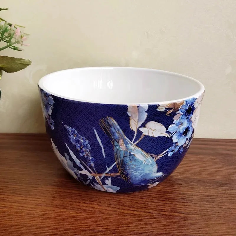 Boho Ceramic Tableware Set, Rice Bowl, Salad Plate, Home Decor, Living Room, Western Food Steak Mug