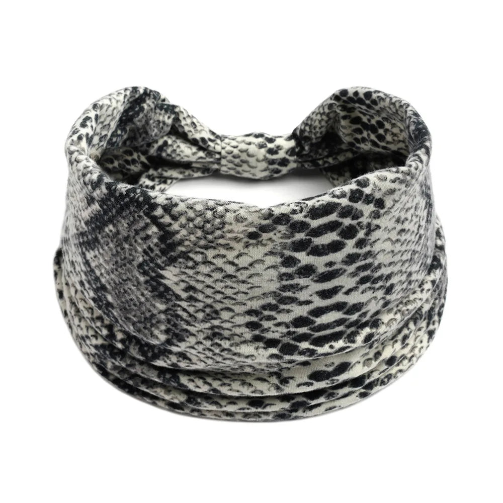 Boho Knot Turbans Yoga Elastic Head Wrap Women Headband Wide Hairbands Headwear Floral Bandanas Fashion Hair Band Accessories