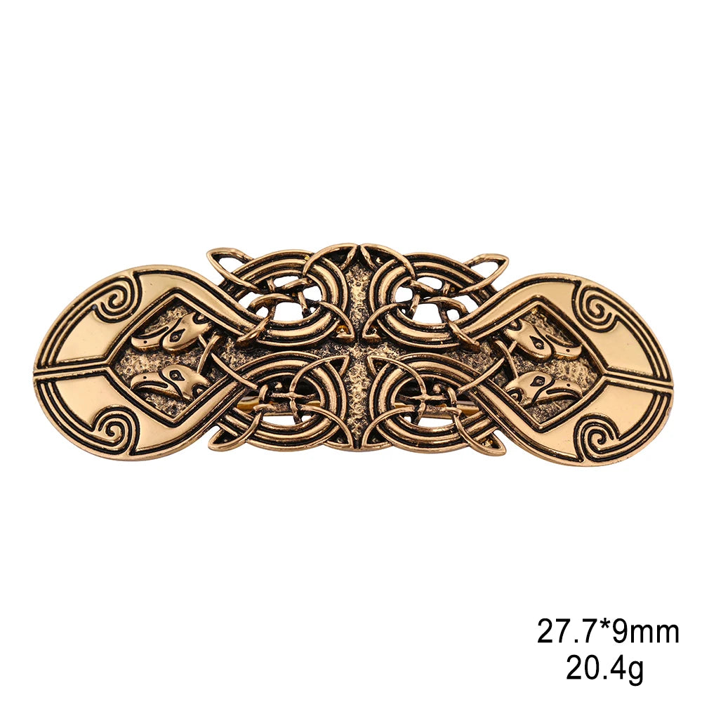 Dawapara Vintage Hairpin Celtics Knot Good Luck Amulet Witch Jewelry Hair Accessories Barrettes for Women Girls