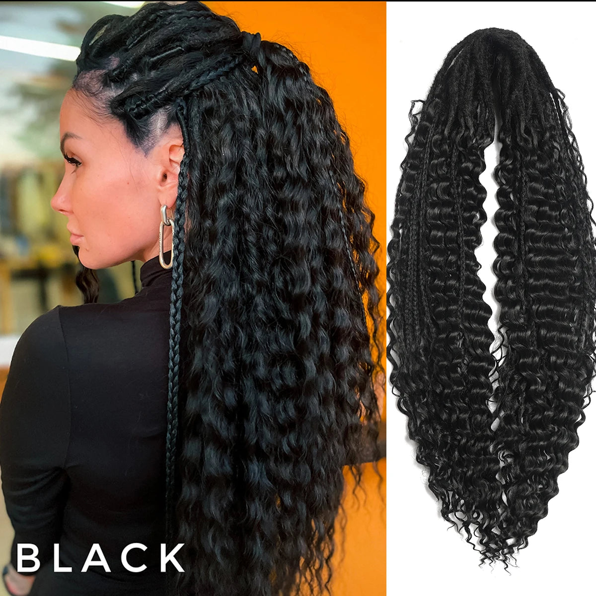 Double Ended Synthetic Dreadlock Extensions Ombre Blonde Boho Crochet Hippie Dreads 10 Strands Handmade Bohemian Box Braids