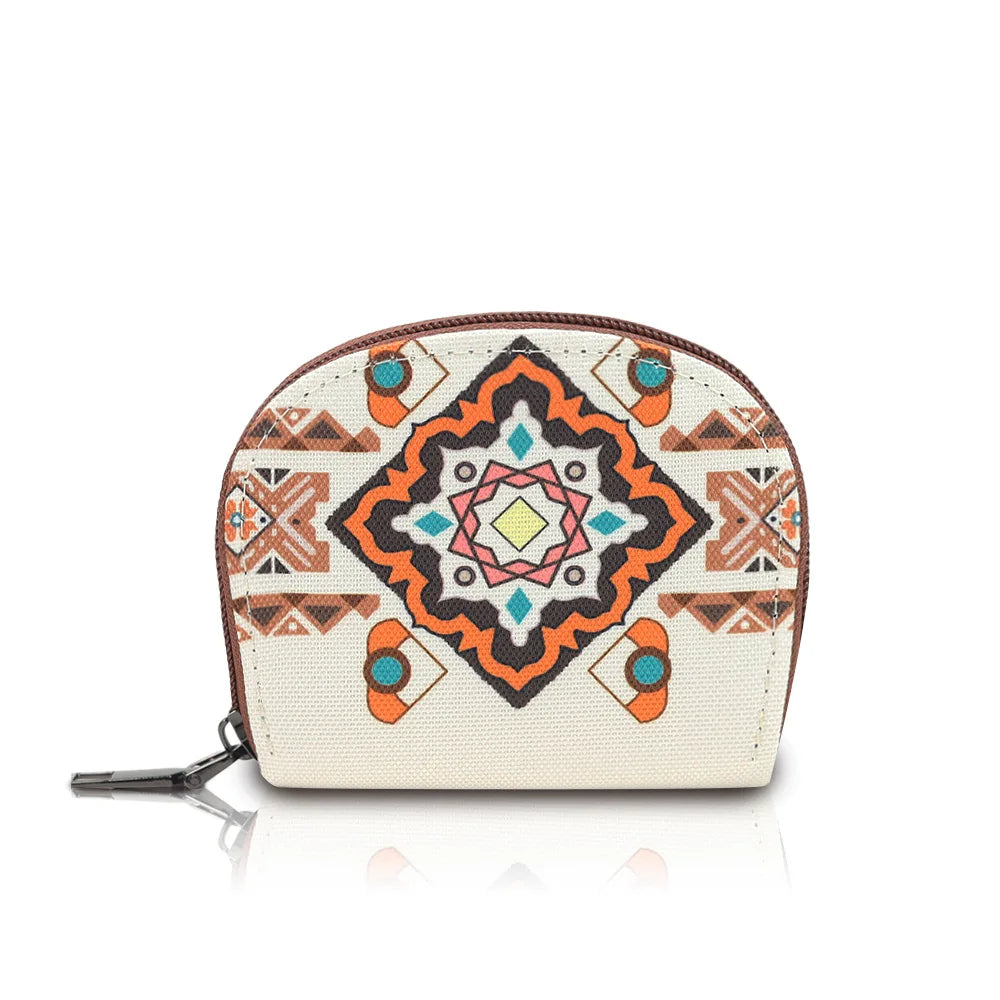 Bohemian Style Women's Hot Selling Wallet Fashion European American Retro Portable Leisure Trend Advanced Zipper Small Wallet