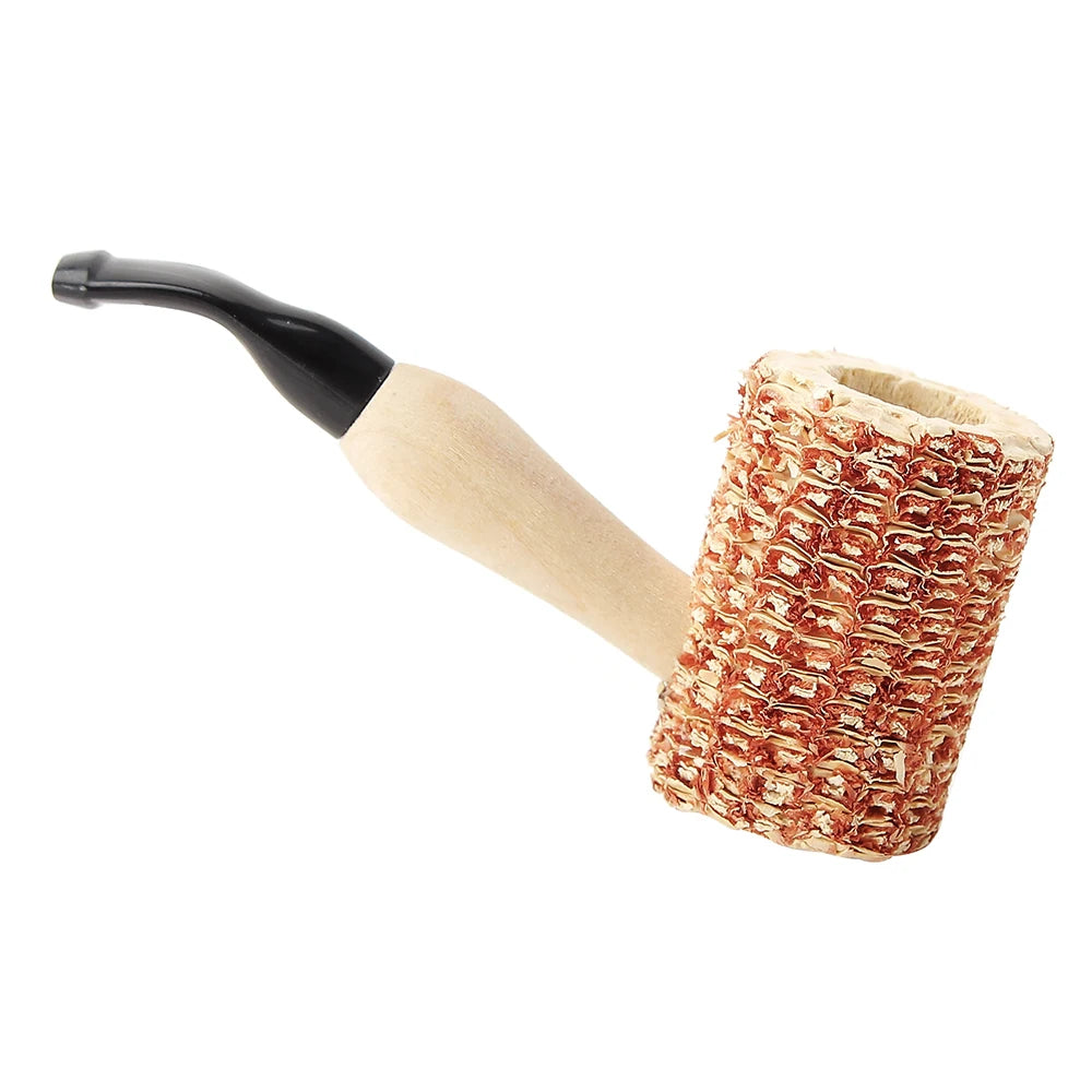1/6pcs Small Corn Smoking Pipe Practice Corn Tobacco Pipe Cigarette Pipes Disposable Corncob Pipe Smoke Pipe Corn Cob Pipe 102mm