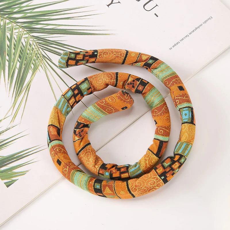 Flexible Boho Hair Wire Tie Stylish Ponytail Holder Bohemian Inspired Accessories for Women Hold on Curly Thick Dreadlock Hair