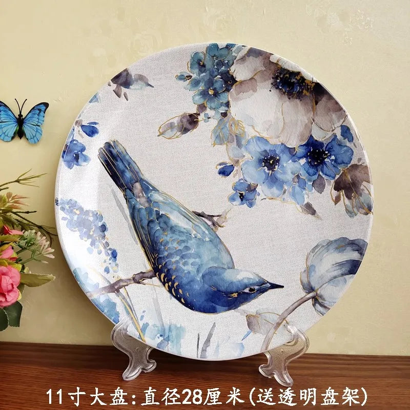 Boho Ceramic Tableware Set, Rice Bowl, Salad Plate, Home Decor, Living Room, Western Food Steak Mug