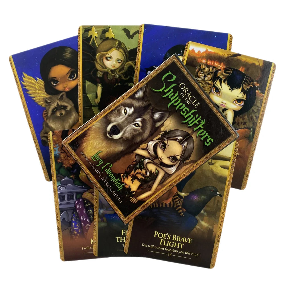 Queen Of The Moon Oracle Cards Divination Deck English Vision Edition Tarot Board Playing Game For Party