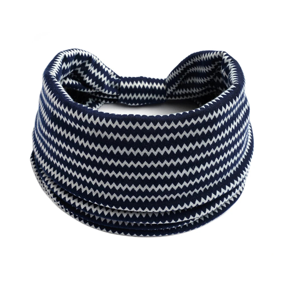 Boho Knot Turbans Yoga Elastic Head Wrap Women Headband Wide Hairbands Headwear Floral Bandanas Fashion Hair Band Accessories