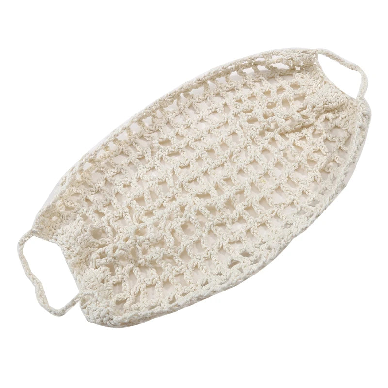 Macrame Handwoven Fruit Hammock Banana Holder Boho Cotton Rope Hanging Net Basket Home Kitchen Under Cabinet