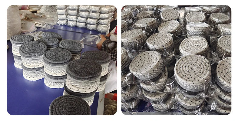 8Pcs/Set Cotton Rope Woven Round Coaster Set Mug Insulated Pad Boho Style Drink Coaster Tea Cup Mat For Coffee Home Decoration