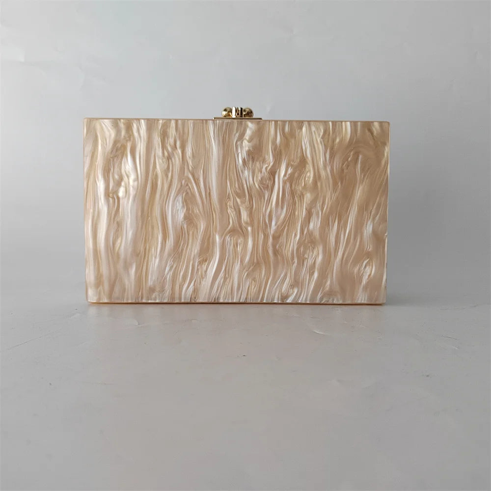 Cartoon Pearl Nude White Female Mini Wallet Brand Women Acrylic Evening Bag Wedding Party Clutch Purse Prom Casual Box Handbag