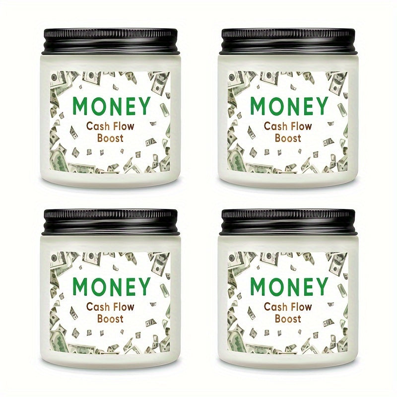 Money scented candles promote cash flow - Sage scented natural soy candles are used for purification and chakra treatment