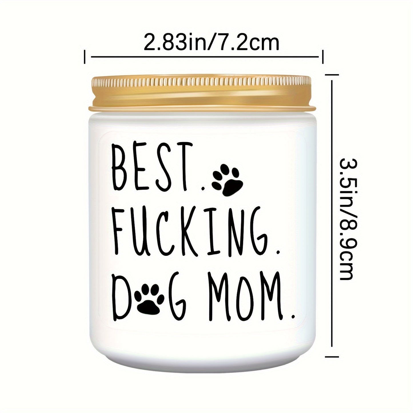 1pc 9 Oz Lavender Scented Candles Gift, Dog Mom Gifts For Women, Dog Mom Gifts, Best Gifts For Dog Owners Pet Lovers For Birthday Valentines Day Anniversary Mothers Day Christmas Gifts For Dog Mom