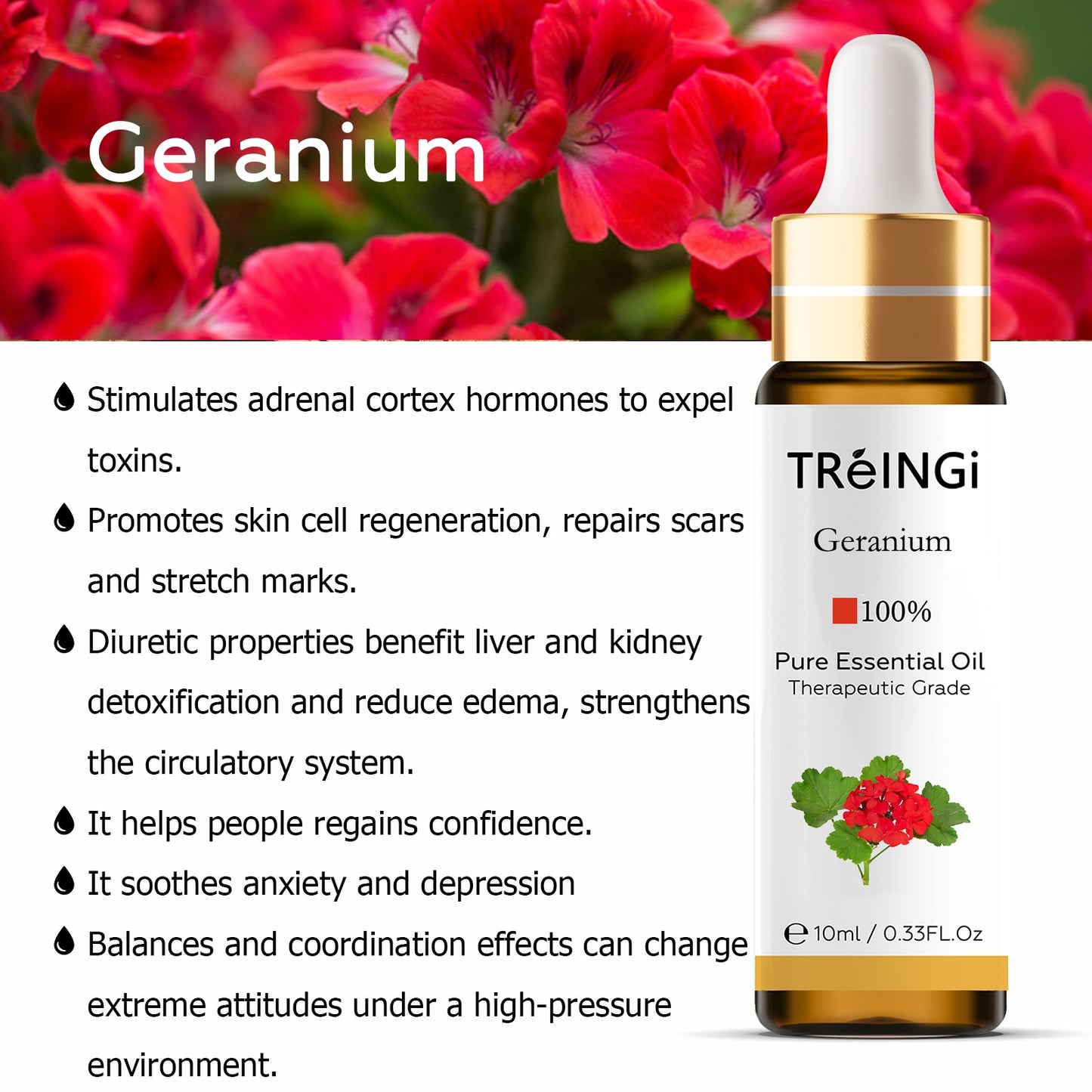 10ml Pure Natural Sandalwood Essential Oils Jasmine Lavender Rose Vanilla Mint Sage Cinnamon Bergamot Tea Tree Oil with Dropper