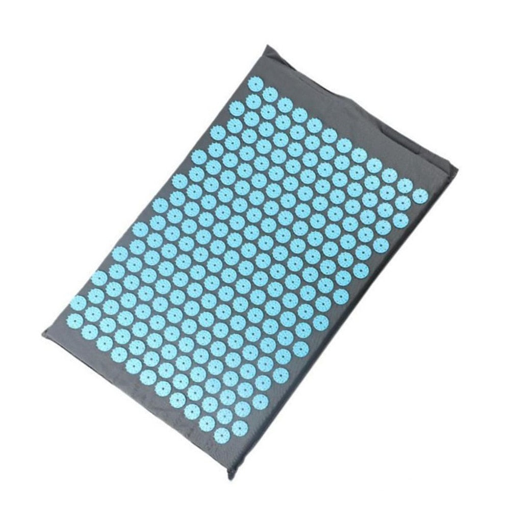 Acupressure Mat Yoga Mat Pillow Meditation Set Massage Mat Relieve Stress Body Pain Fitness Exercise Mats Yoga Massager Cushion